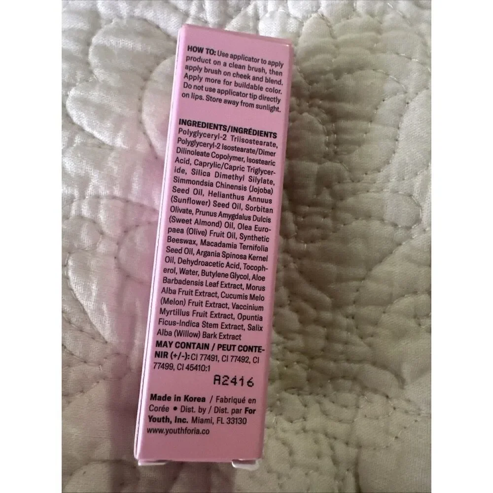 Youthforia BYO Blush, Blush Oil - But Tonight, .21 FL OZ